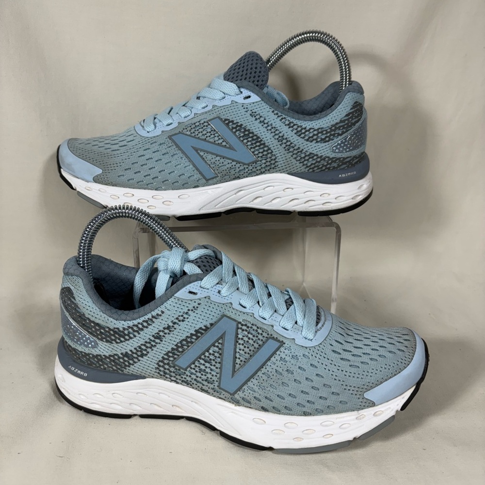 New Balance Women's 680 V6 W680LA6 Blue Running Shoes Size 7 B